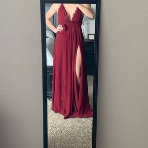 Wine Maxi Dress
